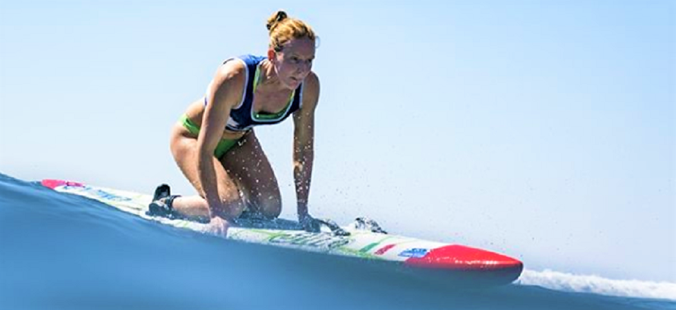 La trentina Cornelia Rigatti medaglia di bronzo ai mondiali di paddleboard a El Salvador